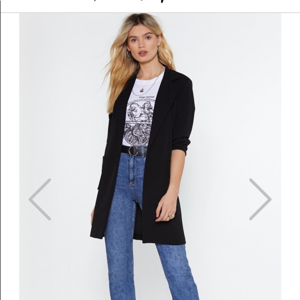 Simple black blazer